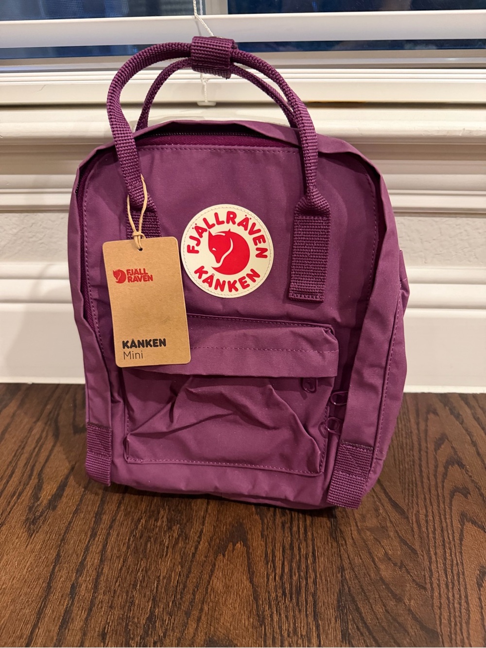 Fjallraven Kanken Mini Backpack — Deep Plum
